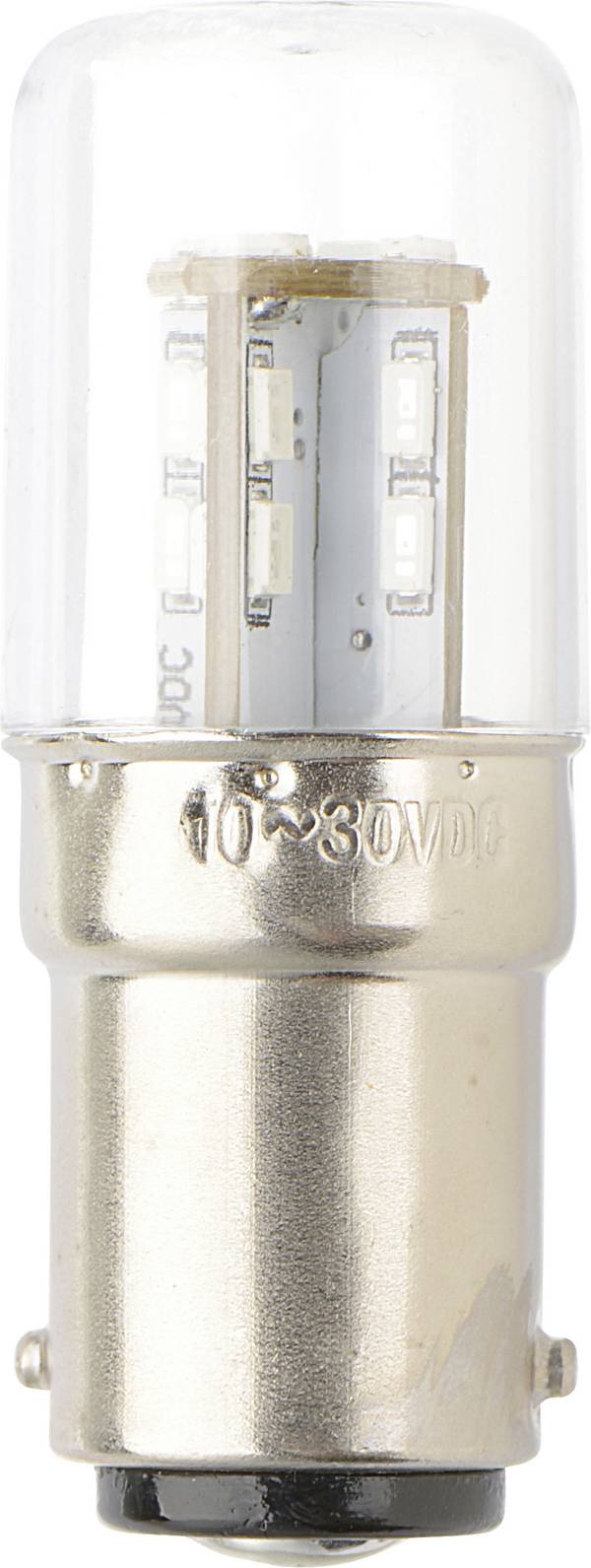 TRU COMPONENTS TC-13776160 LED-Signalleuchte Grün BA15d 12 V/DC, 24 V/DC 200 lm