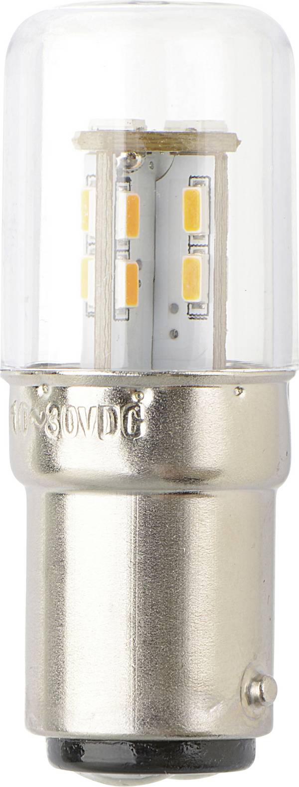 TRU COMPONENTS TC-13776164 LED-Signalleuchte Gelb BA15d 12 V/DC, 24 V/DC 200 lm