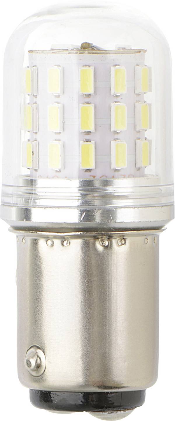TRU COMPONENTS TC-13776180 LED-Signalleuchte Weiß BA15d 10 V/DC, 30 V/DC 250 lm