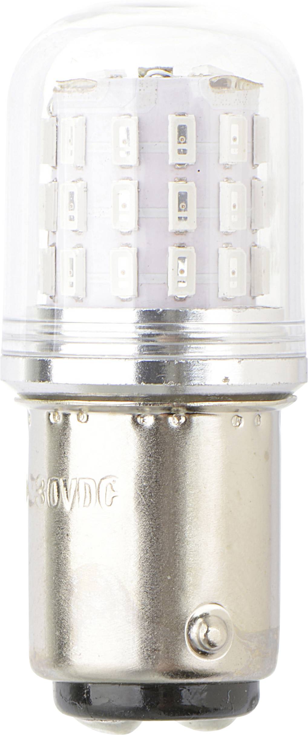 TRU COMPONENTS TC-13776184 LED-Signalleuchte Rot BA15d 10 V, 30 V 250 lm