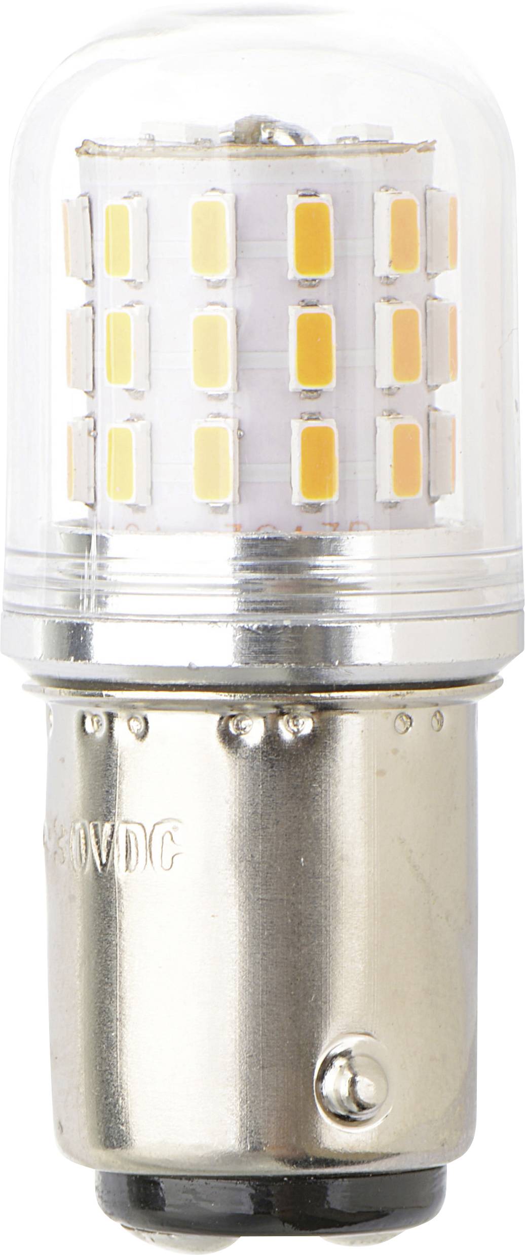 TRU COMPONENTS TC-13776192 LED-Signalleuchte Gelb BA15d 10 V, 30 V 250 lm