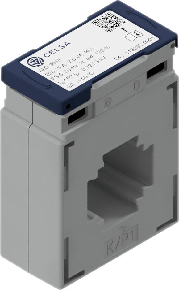 Celsa ALO-E 4012 200/5A 2.5VA Kl. 0.5 70142-0319-0250 Stromwandler, geeicht Primärstrom 200 A Sekundärstrom 5 A 1 St.