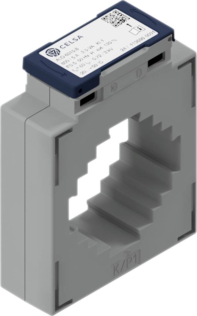Celsa ALO-E 10030 400/5A 2.5VA Kl. 0.5 70142-0771-0250 Stromwandler, geeicht Primärstrom 400 A Sekundärstrom 5 A 1 St.
