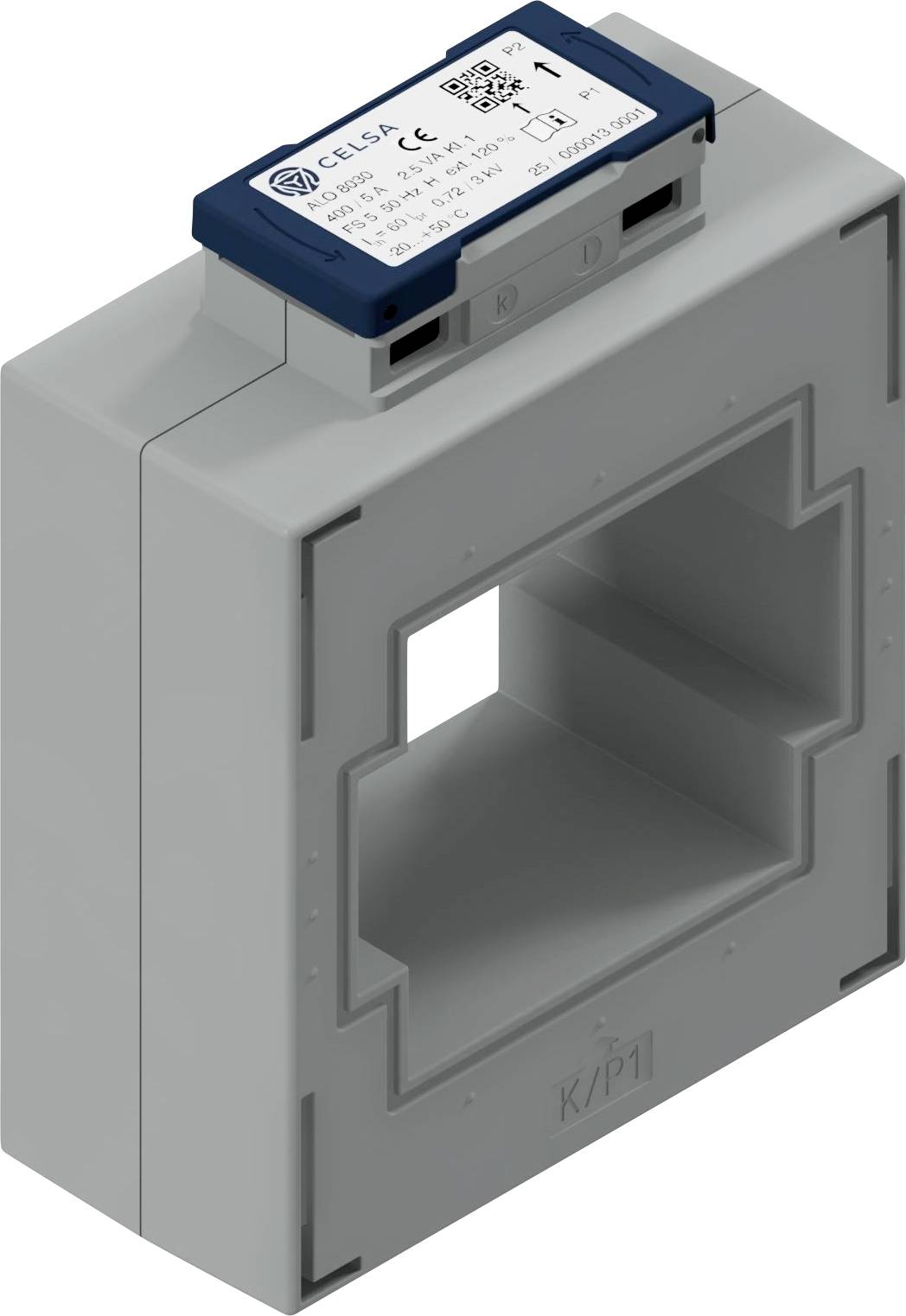 Celsa ALO-E 8030 1250/1A 5VA Kl. 0.5s 70142-1262-0500 Stromwandler, geeicht Primärstrom 1250 A Sekundärstrom 1 A 1 St.