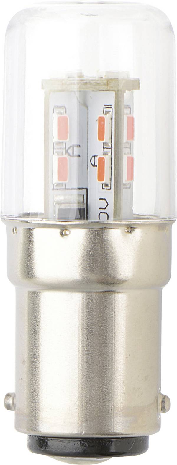 TRU COMPONENTS TC-13794728 LED-Signalleuchte Rot BA15d 230 V/AC 200 lm