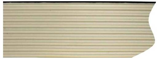 Rautronic FB0626250G Flachbandkabel Rastermaß: 2.5 mm 6 x 0.14 mm² Grau Meterware