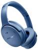 Bose QuietComfort Over Ear Kopfhörer Kabellos, kabelgebunden, Bluetooth® Stereo Blau Noise Cancelling, Mikrofon-Rauschunterdrückung Faltbar, Lautstärkeregelung