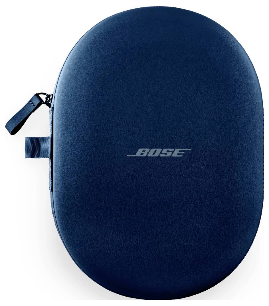 Ovales Hartschalenetui mit 'Bose'-Logo, entwickelt zum Transportieren und Schützen von Kopfhörern.