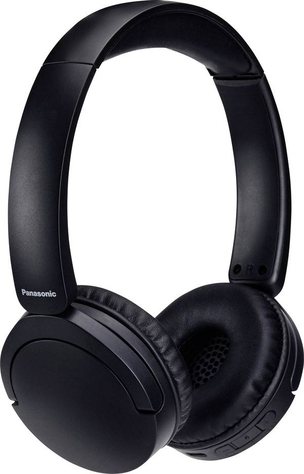 Panasonic RB-HF630BE-K  On Ear Kopfhörer Bluetooth®  Schwarz Mikrofon-Rauschunterdrückung Headset Telefon