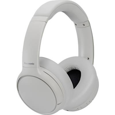 Ein Paar weiße Over-Ear-Kopfhörer mit minimalistischem Design, die den Kopfbügel und die gepolsterten Ohrmuscheln zeigen, geeignet zum Musikhören.