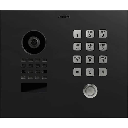 DoorBird D1101KH Classic UP Türsprechanlage Bluetooth®, WLAN, LAN Außeneinheit Graphitschwarz (seidenmatt)