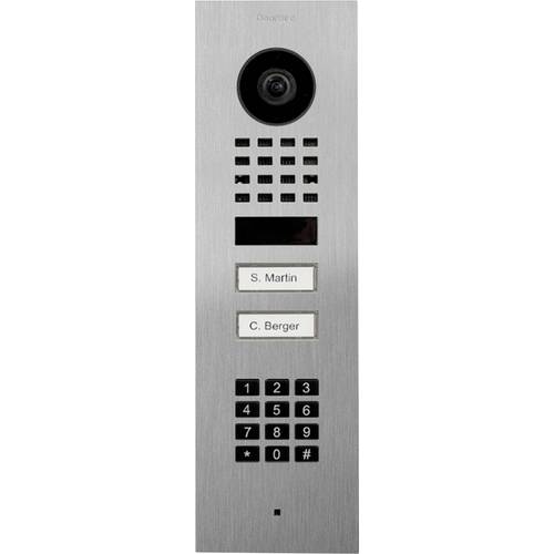 DoorBird D1102KV UP Türsprechanlage Bluetooth®, WLAN, LAN Außeneinheit Edelstahl V2A (gebürstet)