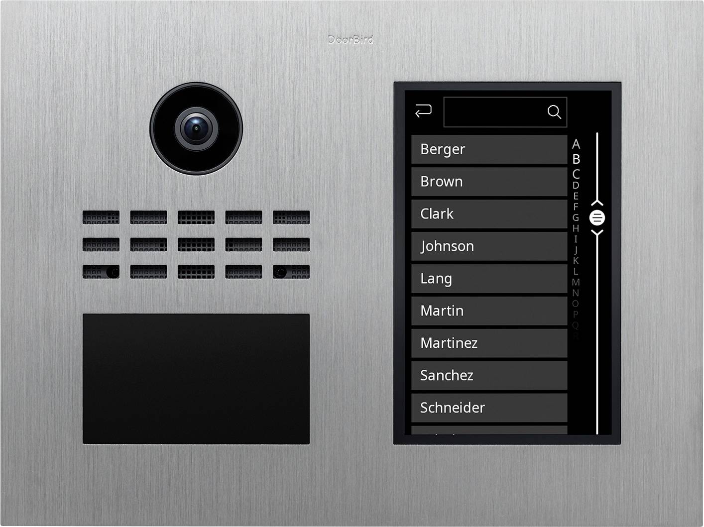 DoorBird D31TDH Türsprechanlage Bluetooth®, LAN Außeneinheit Edelstahl V4A (gebürstet)