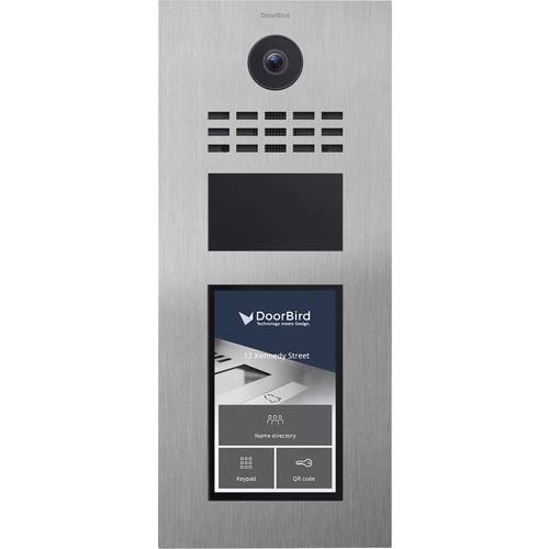 DoorBird D31TDV Türsprechanlage Bluetooth®, LAN Außeneinheit Edelstahl V2A (gebürstet)