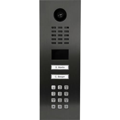 DoorBird D2102KV Türsprechanlage LAN Außeneinheit Titan-Optik