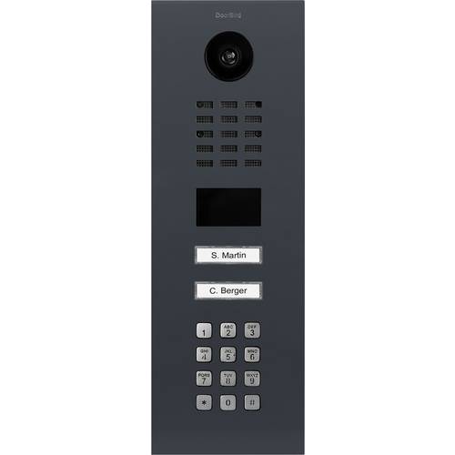 DoorBird D2102KV Türsprechanlage LAN Außeneinheit RAL 7016 (seidenmatt)