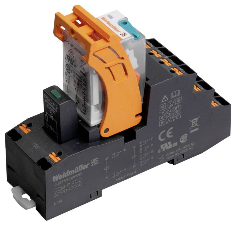 Weidmüller CRMKIT P 24VDC 2CO L/D/PB Koppelrelais 24 V/DC 12 A 2 Wechsler 5 St.