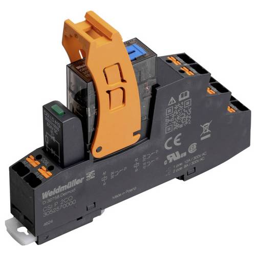 Weidmüller CRIKIT P 24VDC 2CO L/D/PB Koppelrelais 24 V/DC 8 A 2 Wechsler 10 St.