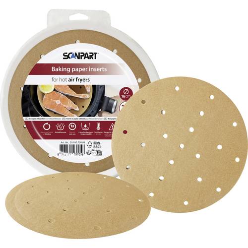 Thumbnail - ScanPart 2910070008 Heißluftfritteusenpapier perf. Ø 16cm