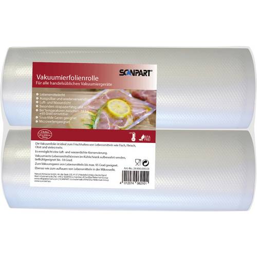 ScanPart 2990000003 Vakuumierfolie Vakuumbeutel für Lebensmittel