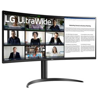 LG Electronics 34WR55QK-B LCD-Monitor EEK F (A - G) 86.4 cm (34 Zoll) 21:9 5 ms HDMI® Eingang VA LCD-1