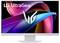 LG UltraGear Monitor mit geschwungenem, elegantem Design auf dem Bildschirm, prominent das UltraGear-Logo in der Mitte präsentierend.