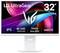 LG UltraGear 32-Zoll-Monitor mit IPS-Panel, 4K UHD-Auflösung (3840x2160), 144 Hz Bildwiederholrate, 1 ms Reaktionszeit und webOS.