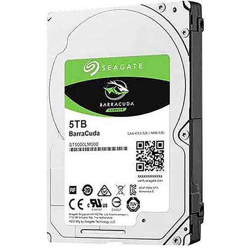Seagate Guardian BarraCuda 5 TB Interne Festplatte 6.35 cm (2.5 Zoll) SATA 6 Gb/s ST5000LM000