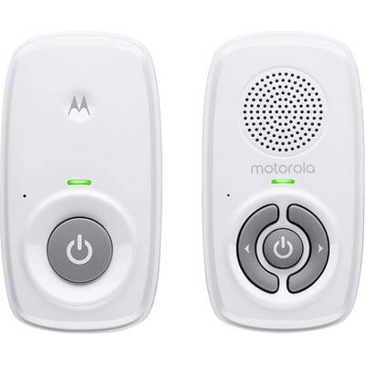 Zwei weiße Gegensprechanlagen, jeweils mit Frontbedienungstasten und Anzeigen, eine mit Lautsprecher und Navigationstasten. Beide zeigen das Motorola-Logo.