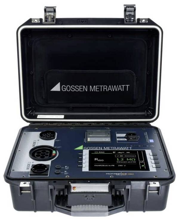 Gossen Metrawatt PROFiTEST H+E CABLE VDE-Prüfgerät, Gerätetester  VDE-Norm 0701-0702, 0122, 0100-600, 0105-100