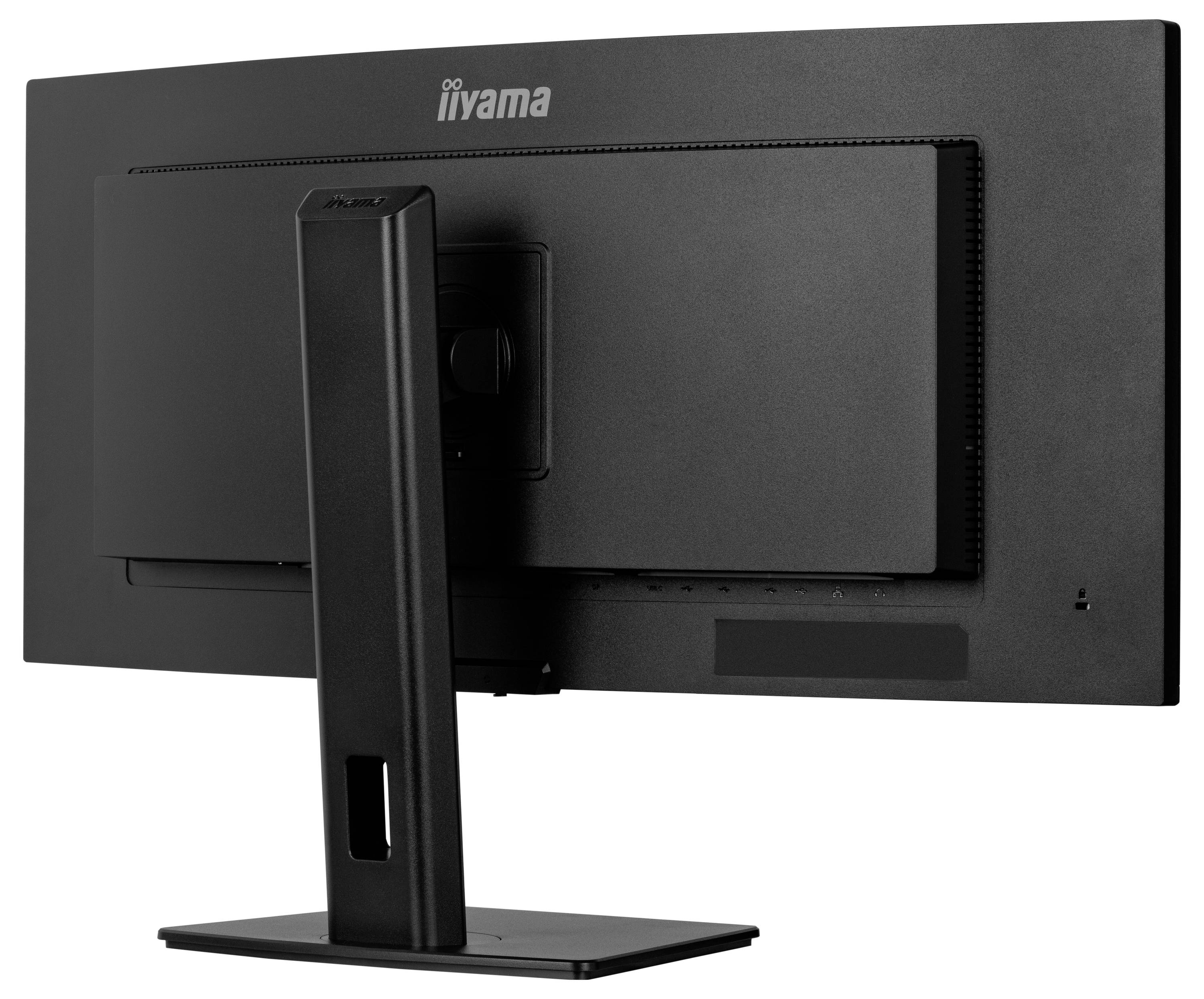 Iiyama ProLite XCB3497WQSNP-B1 LED-Monitor EEK F (A - G) 86.4 cm (34 Zoll) 3440 x 1440 Pixel 21:9 0.4 ms DisplayPort VA -9