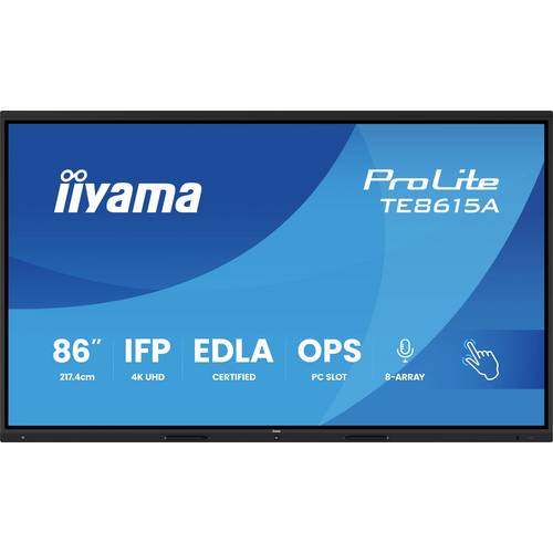 Thumbnail - Iiyama ProLite Digital Signage Display EEK: G (A - G) 217.4 cm 85.6 Zoll 3840 x 2160 Pixel