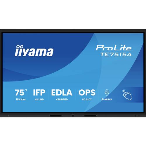 Iiyama ProLite Digital Signage Display EEK: G (A - G) 189.3 cm 75 Zoll 3840 x 2160 Pixel