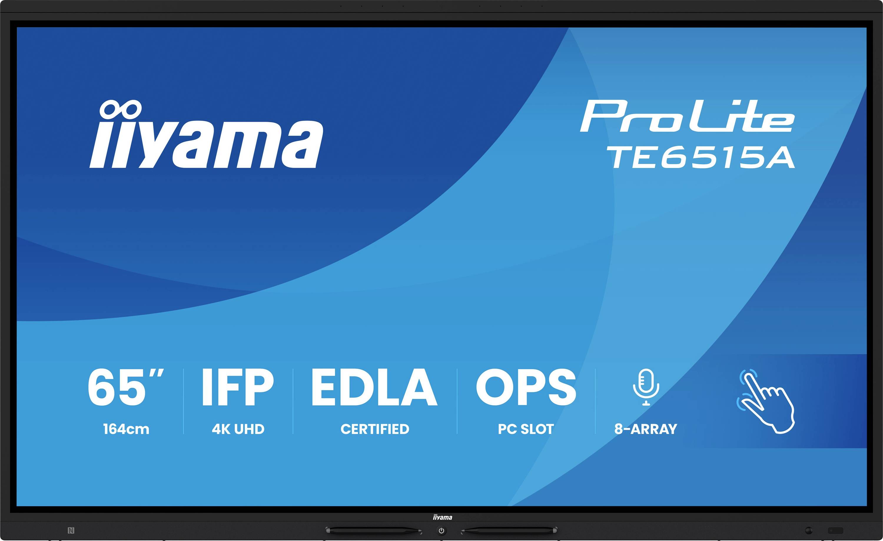 Iiyama ProLite Digital Signage display Energielabel: G (A - G) 163.9 cm 64.5 inch 3840 x 2160 Pixel