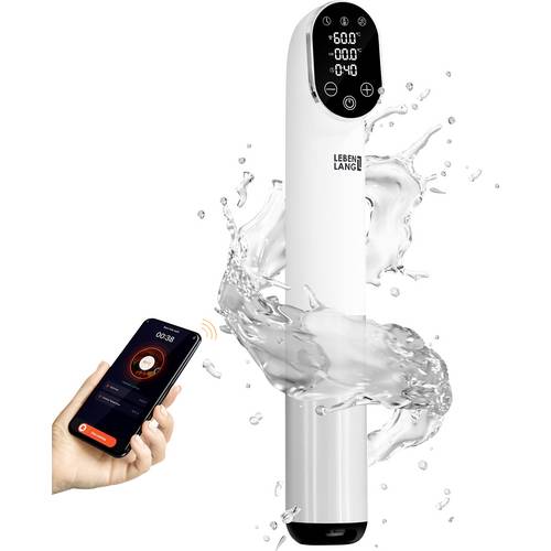 Lebenlang LBS4648 9925104648 Sous Vide Stick (Vakuumgarer) Weiß