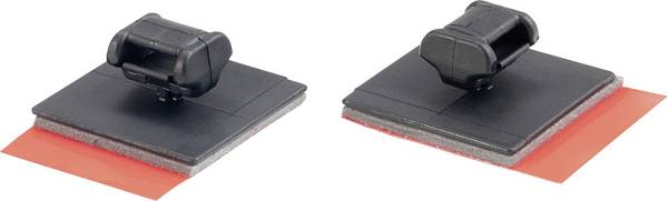 HellermannTyton FMB3APT-A Befestigungssockel selbstklebend 151-04069 Schwarz 1 St.