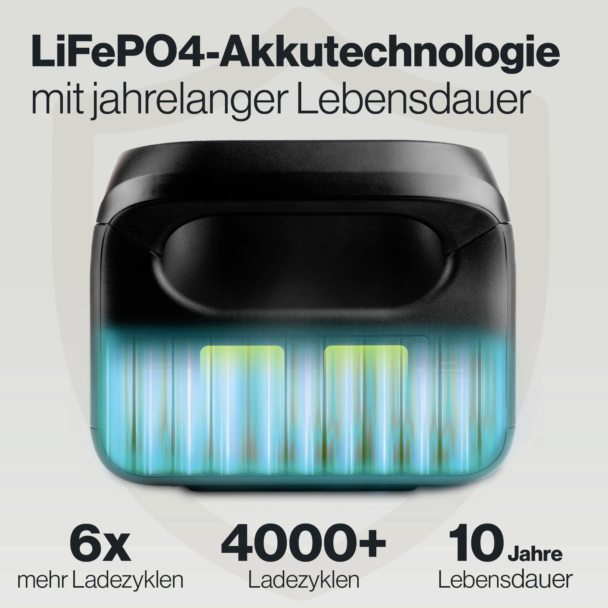 Aqiila Aqiila Erweiterungsbatterie – Powerbird S2500EXP Akkupack 50 Ah LiFePO 4 Schwarz-9