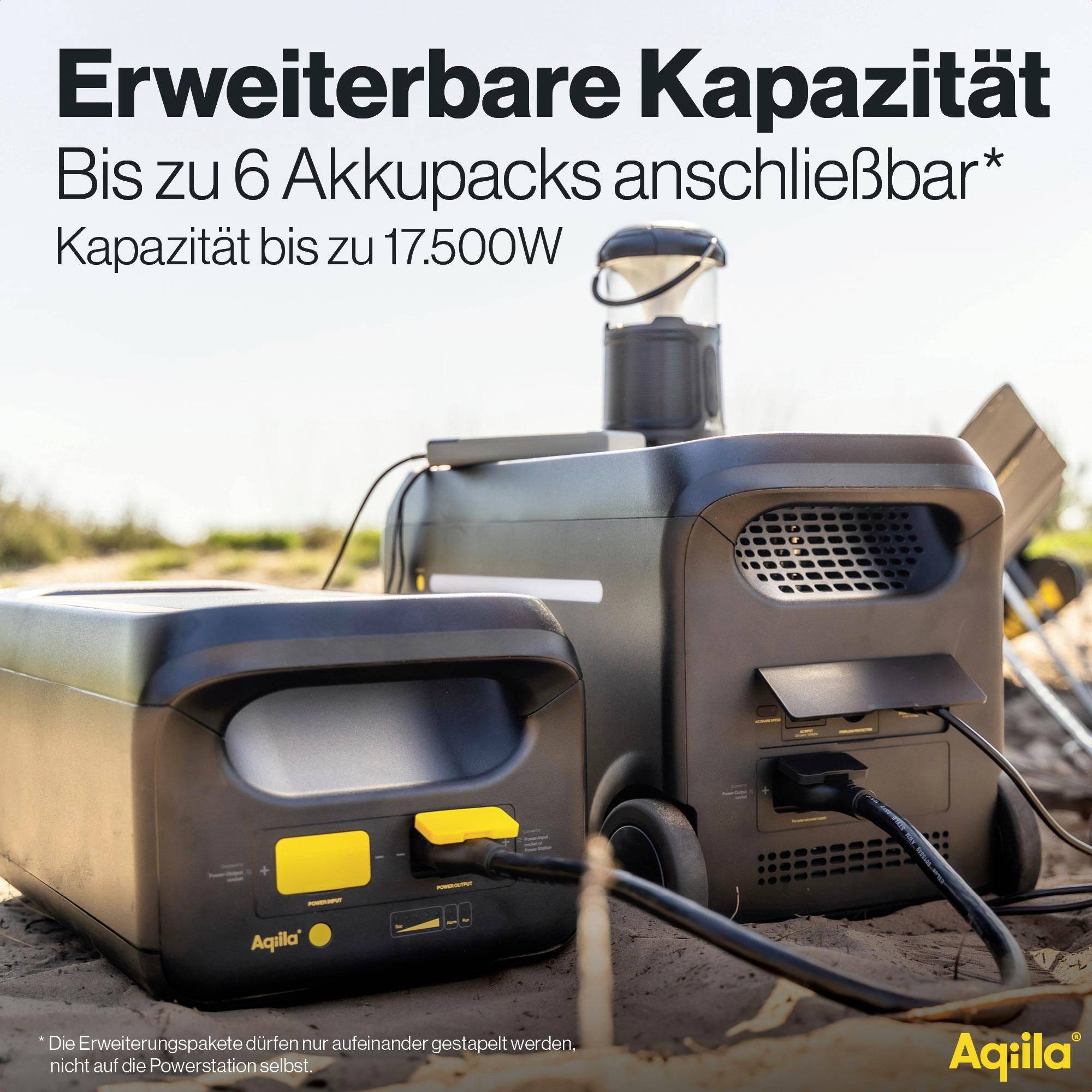 Aqiila Aqiila Erweiterungsbatterie – Powerbird S2500EXP Akkupack 50 Ah LiFePO 4 Schwarz-12