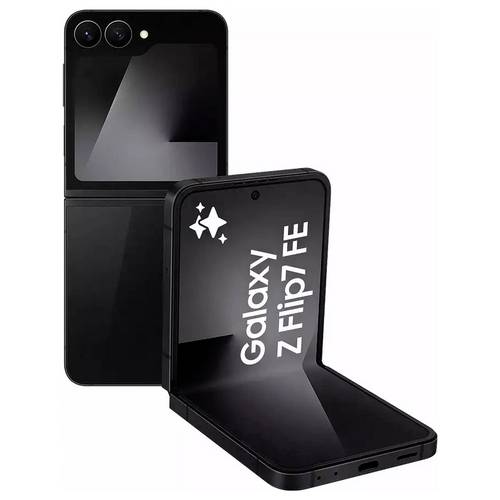 Samsung Z Flip7 FE Smartphone 256 GB 17 cm (6.7 Zoll) EEK B (A - G) Schwarz Dual-SIM