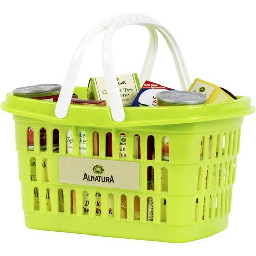 Theo Klein 7261 Alnatura Einkaufskorb I Gefüllt mit Schachteln und Dosen für den Kaufladen I Spielzeug für Kinder ab 2 J...