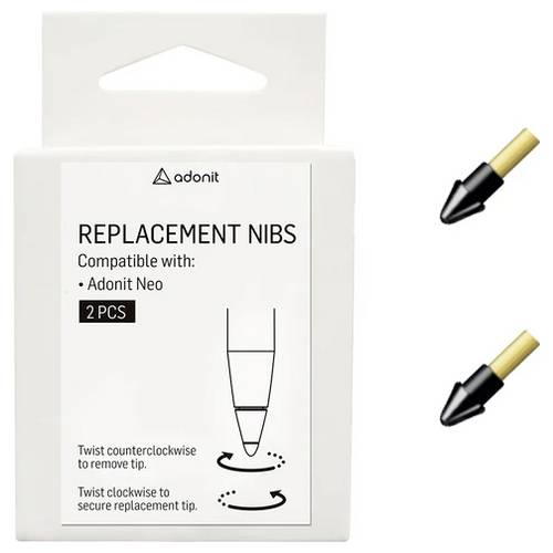 Adonit ADNRT Ersatzspitzen Schwarz