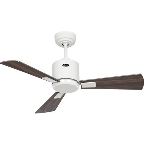 CasaFan ECO NEO III 92 WE-NB/KI WiFi Flügel Nussbaum/Kirsche Deckenventilator 12 W (Ø x H) 92 cm x 360 mm Weiß mit Fernb...