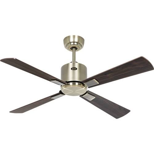 CasaFan ECO NEO III 103 MA-NB/KI WiFi Flügel Nussbaum/Kirsche Deckenventilator 16 W (Ø x H) 103 cm x 360 mm Messing-anti...