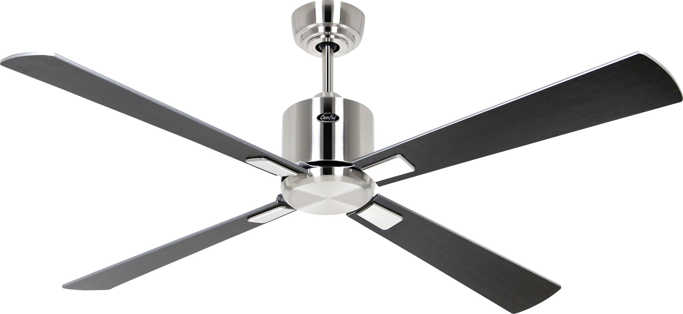 Thumbnail - CasaFan ECO NEO III 132 BN-WN/SI WiFi Flügel Wenge/silber Deckenventilator 27 W (Ø x H) 132 cm x 360 mm Chrom (gebürstet...