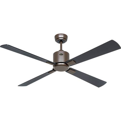 Thumbnail - CasaFan ECO NEO III 132 BZ-SW/TK WiFi Flügel Schwarz/Teak Deckenventilator 27 W (Ø x H) 132 cm x 360 mm Bronze mit Fernb...