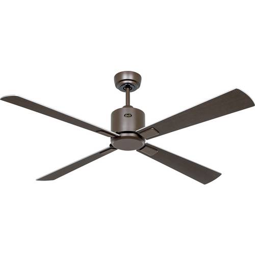 Thumbnail - CasaFan ECO NEO III 132 BZ-WN/SI WiFi Flügel Wenge/silber Deckenventilator 27 W (Ø x H) 132 cm x 360 mm Bronze mit Fernb...