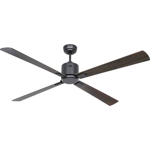 Thumbnail - CasaFan ECO NEO III 152 BG-NB/KI Flügel WiFi Nussbaum/Kirsche Deckenventilator Basalt-Grau mit Fernbedienung, Timer, Win...