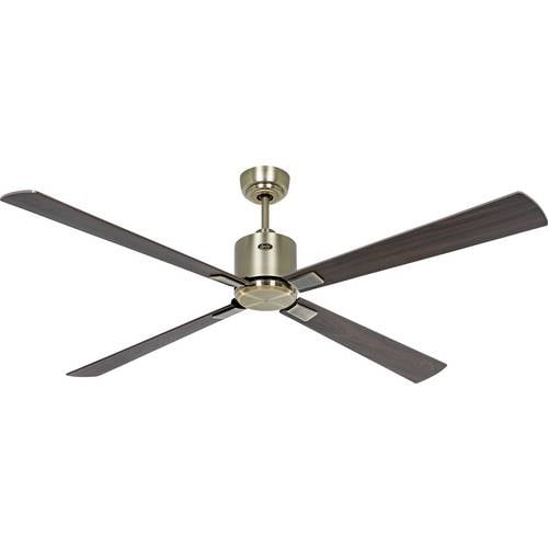 Thumbnail - CasaFan ECO NEO III 152 MA-NB/KI WiFi Flügel Nussbaum/Kirsche Deckenventilator Messing-antik mit Fernbedienung, Timer, W...