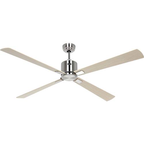 Thumbnail - CasaFan ECO NEO III 152 BN-AH/BU WiFi Flügel Ahorn/Buche Deckenventilator Chrom (gebürstet) mit Fernbedienung, Timer, Wi...