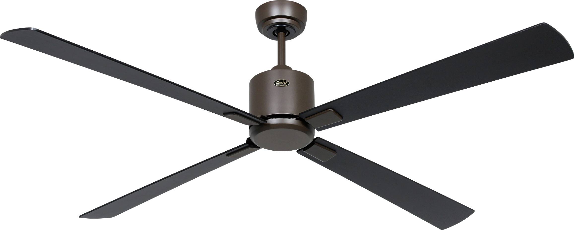 Thumbnail - CasaFan ECO NEO III 152 BZ-SW/TK WiFi Flügel Schwarz/Teak Deckenventilator 27 W (Ø x H) 152 cm x 360 mm Bronze mit Fernb...